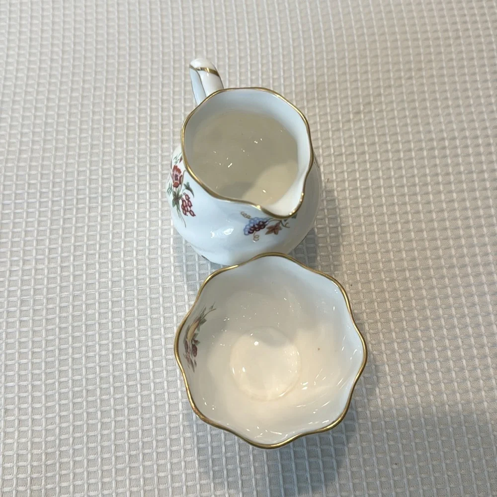 Coalport Bone China- England- Mini Cream & Sugar set